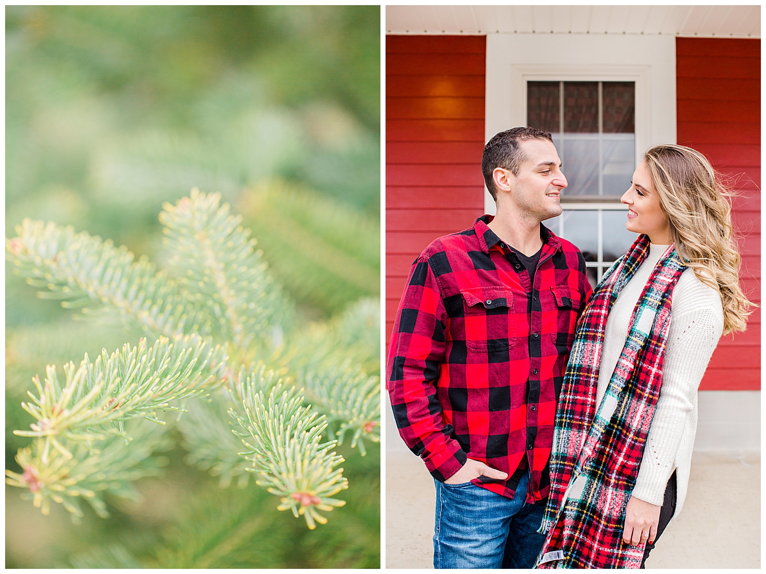 River_Run_Christmas_Tree_Farm_Mantua_Ohio_Engagement_Portraits_Kate_Mannella_Photography